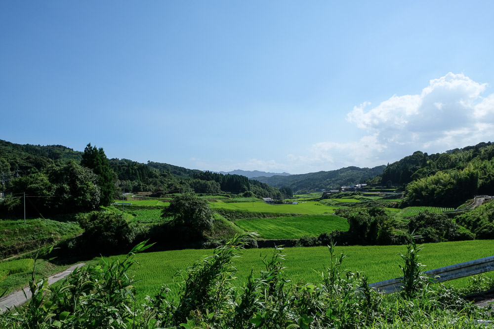 On our way to Futago-ji Mountain in Kunisaki