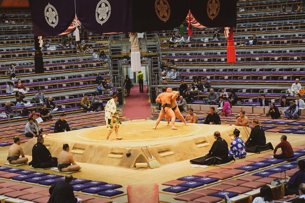 Our First Time at a Grand Sumo Tournament in Japan